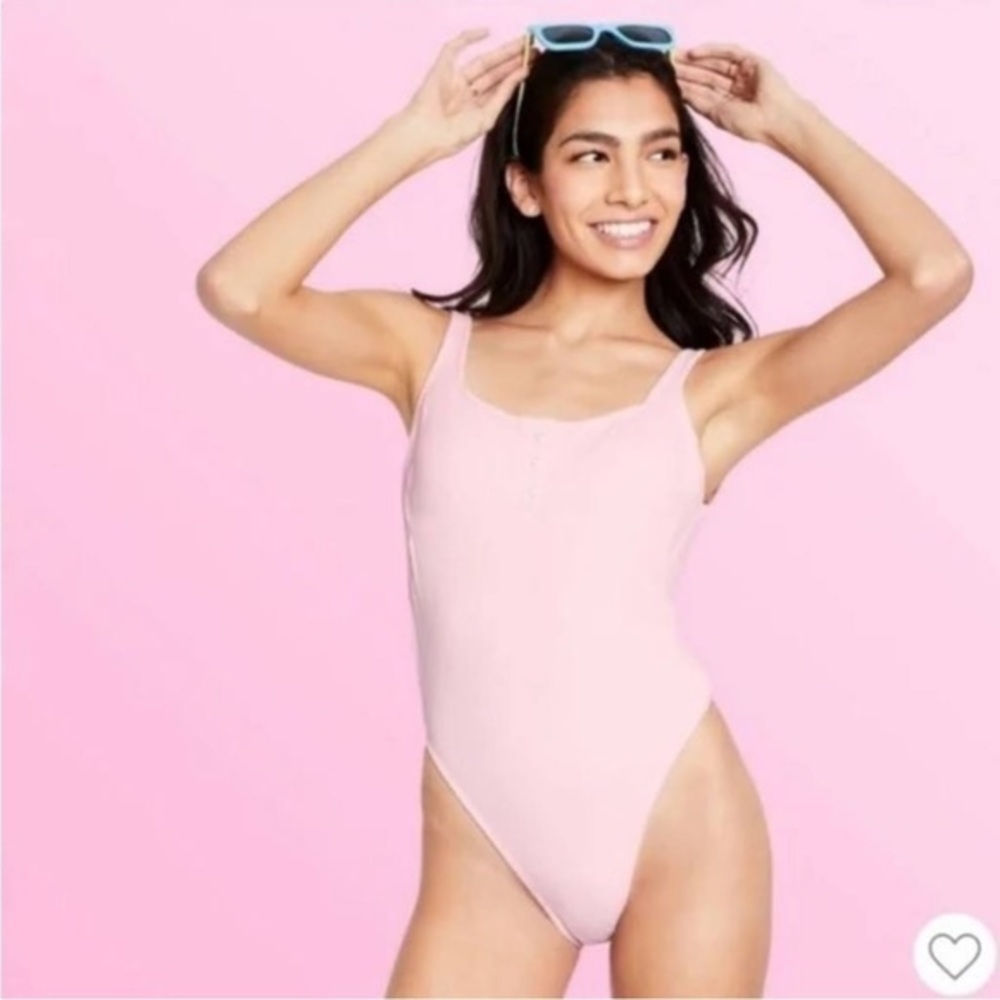 Stoney Clover Lane Heart One Piece Swimsuit